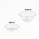 Bol salata transparent