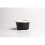 Bol supa carton negru + capac