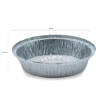 Caserola aluminiu/forma copt rotunde s-803L