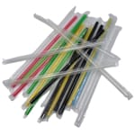 Paie reutilizabile jumbo drepte colorate amb indiv