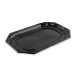 Platou negru oval 43x29