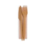 Set bis fibra lemnoasa (furculita+cutit+servetel)