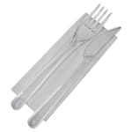 Set bis reutilizabil transparent 100 buc