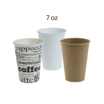 Pahare 7 oz Carton +PE, 180ml, 50 Buc/Set