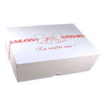 Cutii tort imprimeu "La multi ani!"