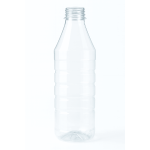 Sticle cu gura larga 1 L, PET, transparent