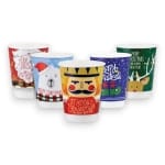 Pahar carton X-mas, color