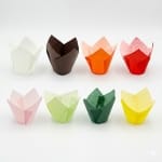 Chese tulip Interior dreptunghi, culori multiple, 150 buc/set