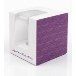 Cutie Prajitura monoportie "Made with love" 10x10x10 cu fereastra