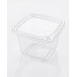 Caserola Deli, transparenta, cu capac security lock separat. 50 buc/set. - imagine 2