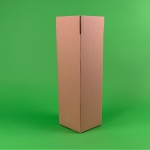 Cutii clasice de vin 1 sticla cu separator CO5 natur 130x130x395 50 buc set - Cutii Vin Naturale Cu Separator - imagine 6