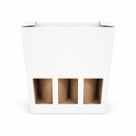 Cutie cadou 3 sticle vin cu maner 235x75x335 mm 50 buc set natur - Cutie Cadou Vin Cu Mâner - imagine 8