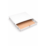 CUTII PIZZA CU SERTAR 100 SET ALB 320X320X40 - Cutii Pizza Cu Sertar - imagine 2