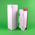 Cutii clasice de vin 2 sticle cu separator CO5 alb 260x130x395 50 buc set - Cutii Vin Albe Cu Separator - imagine 5