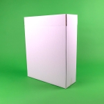 Cutii clasice de vin 3 sticle cu separator CO5 alb 370x130x395 50 buc set - Cutii Vin Cu Separator - imagine 4