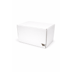 Cutii pentru curierat cu autosigilare alb 145x130x105mm 100 buc set - Cutii Curierat Alb Autosigilare - imagine 2
