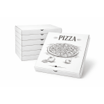 CUTII PIZZA GENERIC 100 SET ALB 240X240X40 - imagine 2