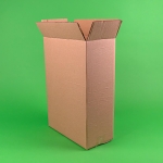Cutii clasice de vin 2 sticle cu separator CO5 natur 260x130x395 50 buc set - Cutii Vin Cu Separator - imagine 5