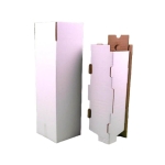 Cutii clasice de vin 2 sticle cu separator CO5 alb 260x130x395 50 buc set - Cutii Vin Albe Cu Separator - imagine 6