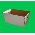 Cutie tip cos CO3 bax 100 buc set alb 470x270x265 mm - Cutii Transport Albe 100 Buc - imagine 4