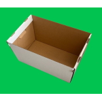 Cutie tip cos CO3 bax 100 buc set alb 470x270x265 mm - Cutii Transport Albe 100 Buc - imagine 5