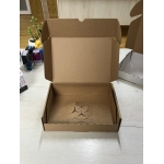 Cutie autoformare cu element de protectie produse fragile 100 buc set natur 225x165x65 mm - Cutie Autoformare Fragile 100 Buc - imagine 4