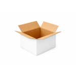 Cutii clasice CO3 bax 50 buc set alb 200x200x250 - Cutii Clasice Albe 50 Buc AT25624454 - imagine 2