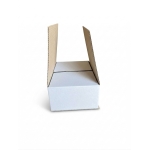 CUTII CLASICE CO3 BAX 50 BUC SET ALB 300X200X115 MM - Cutii Clasice Alb 50 Buc 115 MM - imagine 2