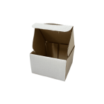 Cutie autoformare 100 buc set Co3 alb 110x110x71 mm - Cutii Autoformare Alb 100 - imagine 3