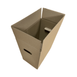 CUTII CLASICE CU MANER CO3 BAX 50 BUC SET NATUR 330X200X380 MM - Cutii Clasice Transport Natur - imagine 3