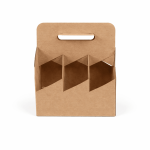 Cutie carton natur SIX PACK 0 500ML 100 buc set - Cutii Transport Naturale 500ml - imagine 3