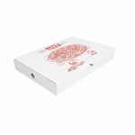 CUTII PIZZA GENERIC 100 SET ALB 400x250x40 MM - Cutii Pizza Albe 100 BUC