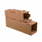 Cutii clasice de vin 1 sticla cu separator CO5 natur 130x130x395 50 buc set - Cutii Vin Naturale Cu Separator