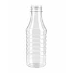 Sticle cu gura larga 500 ml, PET, transparent